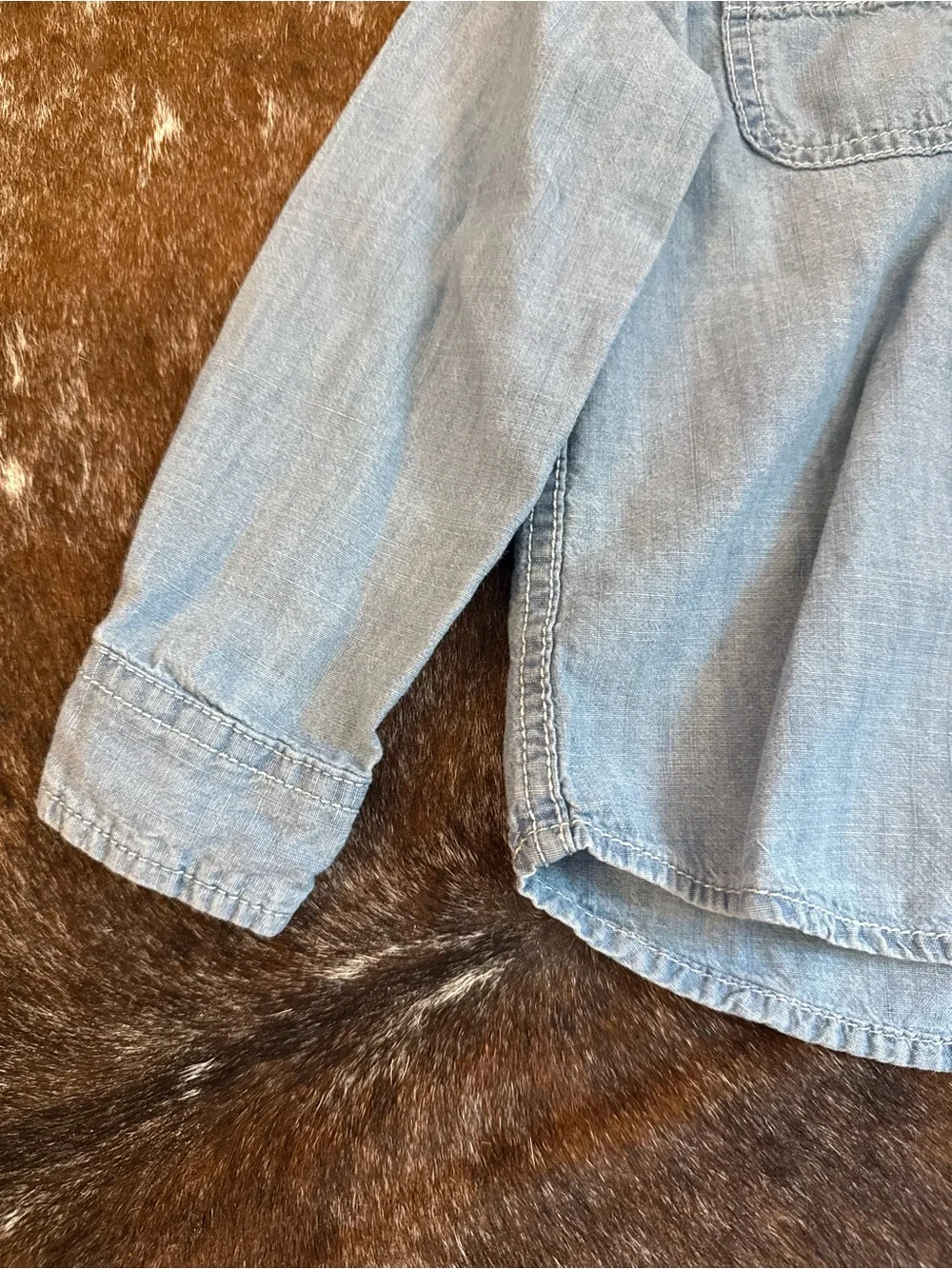 OshKosh B'gosh Light Blue Denim Button-Up Shirt